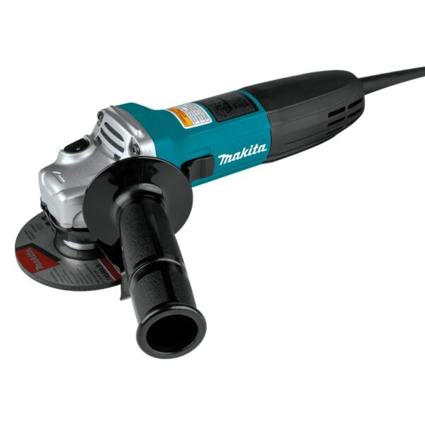 Makita - 4" 120 V 6.0 A Corded Angle Grinder with Tool Case