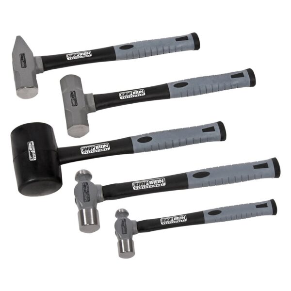 Titan Tools - 5-piece Fiberglass Handle Hammer Set