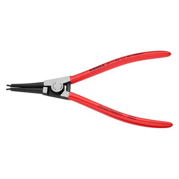 Knipex - Straight 0.093" Fixed Tips External Spring Loaded Snap Ring Pliers