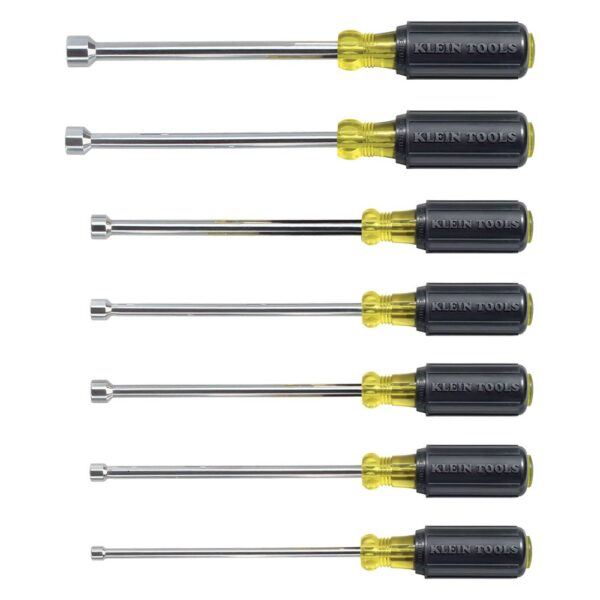 Klein Tools - 7-piece 3/16" to 1/2" Multi Material Handle Hollow Shaft Nut Driver Set